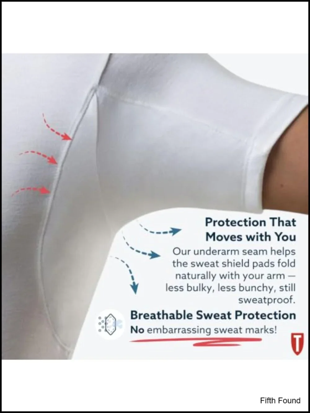 Slim Rayon Sweatproof Undershirt for Men